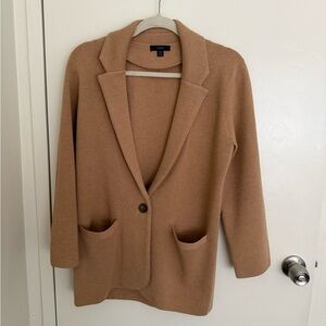 J.Crew Knit Blazer / Sweater Blazer with pockets  – XS – Merino Wool Blend